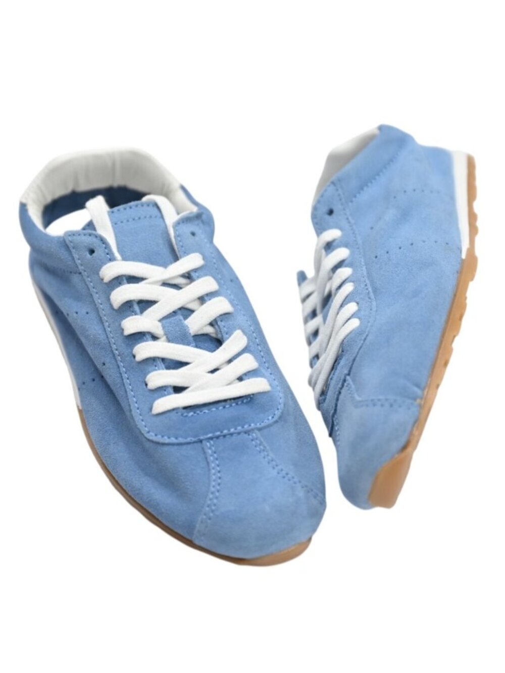 Dolce Vita Serina Sneakers in Blue Suede Leather